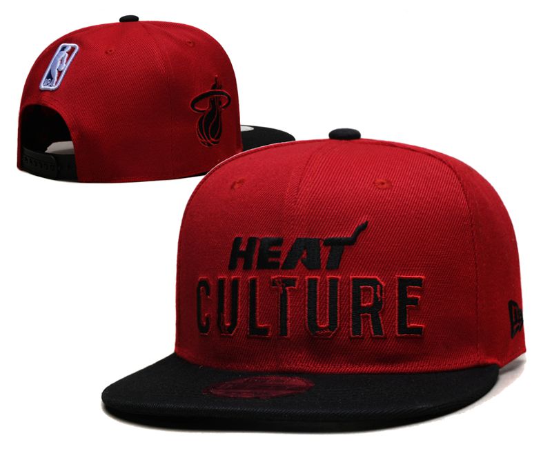 2025 NBA Miami Heat Hat YS202503071->nba hats->Sports Caps